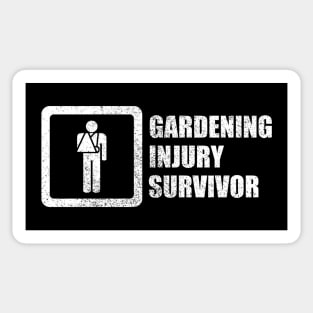 Gardening Injury Survivor Sticker